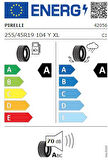 Pirelli 255/45R19 104Y XL PNCS Elect P-Zero PZ4  T0 Oto Yaz Lastiği ( Üretim : 2024 )