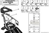Givi SR121 SUZUKI GLADIUS 650 (09-16) Arka Çanta Tasiyici
