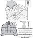 Givi SR1123 HONDA FORZA 300 ABS (13-17) Arka Çanta Tasiyici