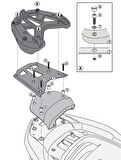Givi SR1123 HONDA FORZA 300 ABS (13-17) Arka Çanta Tasiyici