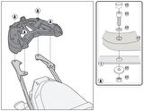 Givi 2118FZ YAMAHA MT-07 (14-17) Arka Çanta Tasiyici