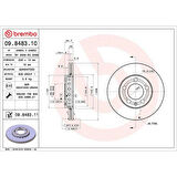 ON FREN DISKI-239X18 5×100 UV KAPLAMALI (VW POLO 02-10  SKODA FABIA 00-10)