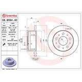 FREN DISKI ARKA DUZ 280MM 18Q ( FIAT    DUCATO 2.3JTD /  PEUGEOT    BOXER 06-  )