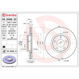 FREN DISKI ON HAVALI (300-5)-(MAZDA-3 03/07  2.0 /MAZDA-5 05/ )