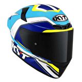 KYT TT-COURSE KASK GRAND PRIX AÇIK MAVİ BEYAZ