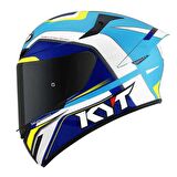 KYT TT-COURSE KASK GRAND PRIX AÇIK MAVİ BEYAZ