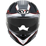 KYT R2R KASK LED MATT SİYAH GRİ