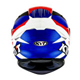 KYT TT-REVO KASK GEAR BLUE / RED