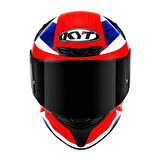 KYT TT-REVO KASK GEAR BLUE / RED