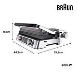 Braun Multigrill 9 Pro Cg9167 Siyah / Paslanmaz Çelik