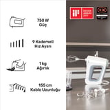 BRAUN HM5137WH EL MIKSERİ