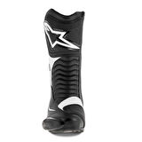 Alpinestars SMX S Korumalı Spor Motosiklet Botu Siyah  Beyaz
