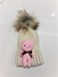 Peluş Ayıcıklı Çocuk Beresi 2 - 8 Yaş