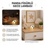 MUITOMAS PANDA FİGÜRÜ SİLİKON  GECE LAMBASI USB-C