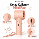 MUITOMAS MİNİ EL FANI ŞEFTALİ