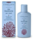 "SET" L'Erbolario Koku Giderici Deodorantlı Ayak Jeli ve Gül Parfümlü Talk Pudrası Seti