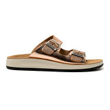 FlyFlot T4 429 FE Kadın Sneaker ( Günlük) 77 G64 ZC Fly Flot Slipper 6488- Dark Gold