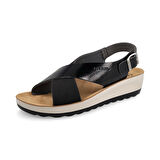 FlyFlot  Kadın Sandalet 42 G61 3C Fly Flot Sandal TRENDY 6403-Black