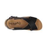 FlyFlot  Kadın Sandalet 42 G61 3C Fly Flot Sandal TRENDY 6403-Black