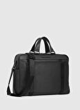 Piquadro Siyah Erkek 42x29x12 cm Deri Laptop Çantası CA5981S130