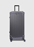 Piquadro Gri Çekçekli Sert Valiz BV5213POP/GR TRUNK