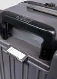 Piquadro Gri Çekçekli Sert Valiz BV5213POP/GR TRUNK