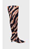 FİLİZ ÖZÇEVİREN X NACHA DİZ ÜSTÜ ZEBRA ÇİZME