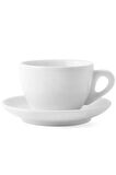 Verona Porselen Cappuccino 1 Kişilik Fincan ve Tabak Takımı - 180 ml (6,33 Oz)