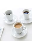 Verona Porselen Doppio Espresso Fincan Ve Tabak Takımı - 135 ml (4,50 OZ)
