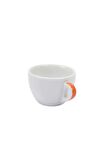 Verona Turuncu Çizgili Cappuccino Fincan Ve Tabak Takımı - 180 ml (6.1 OZ)