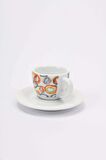Porselen Espresso Fincan Ve Tabak Takımı 60 ml Set 2 Adet