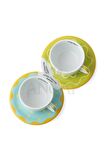 Edex ’’goloserie’’ Cappuccino Fincan Ve Tabak - 190 Ml - Set 2 Adet