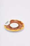 Edex ’’goloserie’’ Cappuccino Fincan ve Tabak - 190 ml- Set 2 Adet
