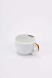 Edex ’’goloserie’’ Cappuccino Fincan ve Tabak - 190 ml- Set 2 Adet