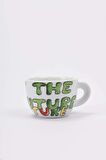 Edex ’’In Our Hands’’ Porselen Cappuccino Fincan ve Tabak Takımı - 180 ml (6,4 oz)