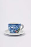 Edex ’’ın Our Hands’’ Cappuccino Fincan Ve Tabak - 190 Ml - Set 2 Adet
