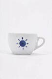 Verona El Yapımı "güneş" Motifli Cappuccino Fincan Ve Tabak Takımı - 180 ml (6.1 OZ)