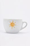 Verona El Yapımı "güneş" Motifli Cappuccino Fincan Ve Tabak Takımı - 180 ml (6.1 OZ)