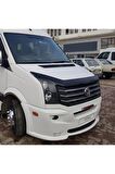 Volkswagen Crafter Ön Kaput Koruma Rüzgarlığı 3mm Akrilik (Abs) Parlak Deflektör 2012-2017