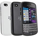 BlackBerry Q10 Hard Shell kılıf siyah beyaz ORJİNAL