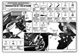 Kappa KLX360 YAMAHA FZ6 S2 - FZ6 600 FAZER S2 (07-11) Yan Çanta Taşıyıcı