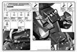 Kappa KLX539 SUZUKI GSX 650 -1250 - GSF 650-1250 (07-16) Yan Çanta Taşıyıcı