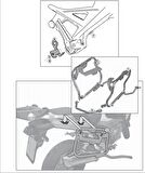 Kappa KLXR1110 HONDA VFR 1200X CROSSTOURER (12-19) Yan Çanta Taşıyıcı