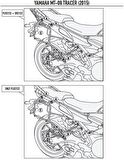 Kappa KLR2122 YAMAHA TRACER 900 (15-17) Yan Çanta Taşıyıcı