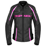 SPIDI RACE WARRIOR 2 NET LADY YAZLIK CEKET SİYAH FUŞYA