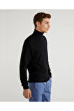 United Colors of Benetton Erkek Siyah Kazak Model Kodu: 123A1002U2180