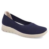 FlyFlot  Kadın Babet 27 B39 KQ Fly Flot Shoe PIUMATECH 6061-Dark Blue