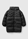 Benetton Siyah Erkek Çocuk Mont 2VBSCN03H