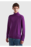 United Colors of Benetton Erkek Mor Kazak Model Kodu: 123A1002U2180