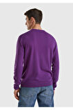 United Colors of Benetton Erkek Mor Kazak Model Kodu: 123A1002U1G34